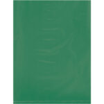 9 x 12" - 2 Mil Green Flat Poly Bags (100 Pack)