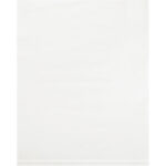 12 x 15" - 2 Mil White Flat Poly Bags (100 Pack)
