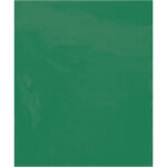 15 x 18" - 2 Mil Green Flat Poly Bags (100 Pack)