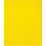15 x 18" - 2 Mil Yellow Flat Poly Bags (100 Pack)