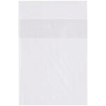 5 x 7" - 1 Mil Flap Lock Poly Bags