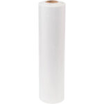 60 x 60" 1.25 Mil Clear Top Sheeting/Central Folded