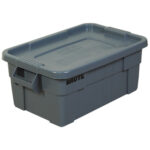28 x 18 x 11" Gray Brute? Totes with Lid