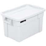 28 x 18 x 15" White Brute? Totes with Lid
