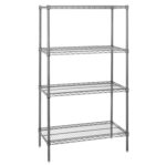 60 x 18 x 86" - 4 Shelf Wire Shelving Starter Unit