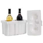 2 Bottle Foam Wine Shipper Kit - 750ml