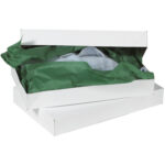 17 x 11 x 2 1/2" White Apparel Boxes