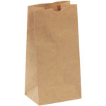 5 x 3 1/4 x 9 3/4" Kraft Hardware Bags