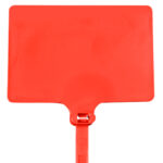 6" 120# Red Identification Cable Ties
