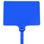 6" 120# Blue Identification Cable Ties