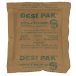 5 x 5 1/2 x 1/2" Kraft Clay Desiccants - 34 Gallon Drum