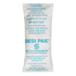1 1/2 x 3 1/4 x 1/4" Tyvek Clay Desiccants - 5 Gallon Pail