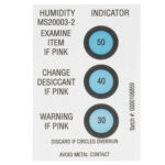 2 x 3" 30-40-50% Humidity Indicators