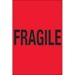 4 x 6" - "Fragile" (Fluorescent Red) Labels