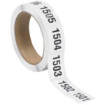 1 x 1 1/2" (1501-2000) Consecutive Numbered Labels