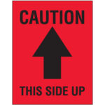 3 x 4" - "Caution - This Side Up" Arrow Labels
