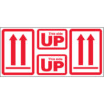 5 x 9" - "This Side Up" Arrow Labels