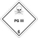 4 x 4" - "PG III - 6" Labels