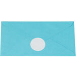 1" White Circle Paper Mailing Labels