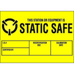 1 3/4 x 2 1/2" - "Static Safe" Labels