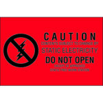 2 x 3" - "Subject to Static Damage" Labels