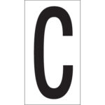 3 1/2" "C" Vinyl Warehouse Letter Labels