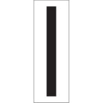 3 1/2" "I" Vinyl Warehouse Letter Labels