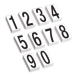 3 1/2" Vinyl Warehouse Number Kit Labels