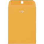 6 1/2 x 9 1/2" Kraft Clasp Envelopes