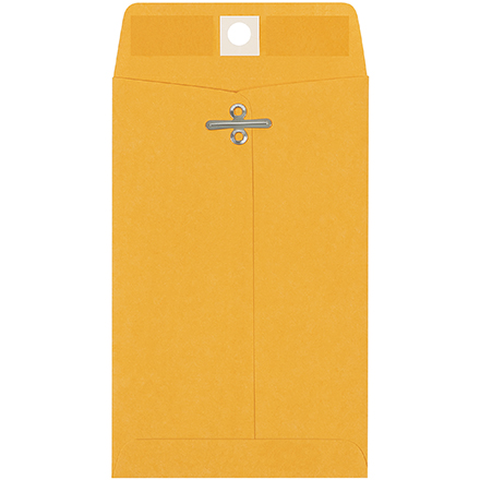 4 x 6 3/8" Kraft Clasp Envelopes