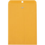 9 1/4 x 14 1/2" Kraft Clasp Envelopes