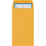 3 3/8 x 6" Kraft Gummed Envelopes