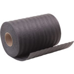 1/8? x 48? x 550? Perforated Recycled Black Air Foam Roll