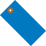 3 3/4" x 1 7/8" Blue Tyvek Shipping Tag