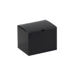 6 x 4 1/2 x 4 1/2" Black Gloss Gift Boxes
