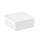 8 x 8 x 3 1/2" White Gift Boxes