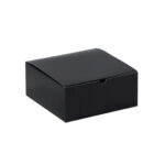8 x 8 x 3 1/2" Black Gloss Gift Boxes