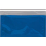 6 1/4 x 10 1/4" Blue Metallic Glamour Mailers