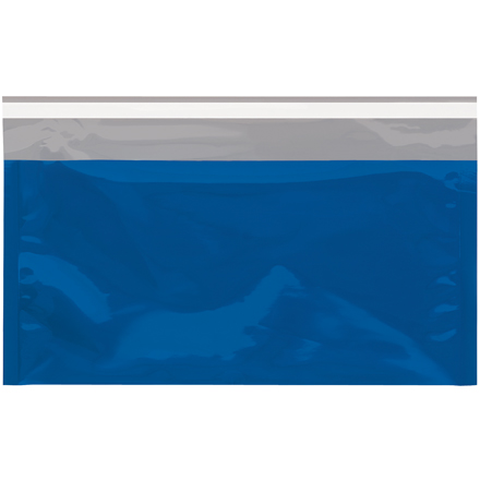 6 1/4 x 10 1/4" Blue Metallic Glamour Mailers
