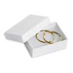 3 1/16 x 2 1/8 x 1" White Jewelry Boxes