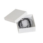 3 1/2 x 3 1/2 x 1 1/2" White Jewelry Boxes
