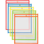 9 x 12" Neon Job Ticket Holders - Assortment Pack