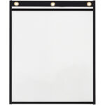 9 x 12" Heavyweight Job Ticket Holders - Black