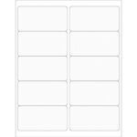 4 x 2" Clear Rectangle Laser Labels