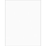 8 1/2 x 11" Clear Rectangle Laser Labels