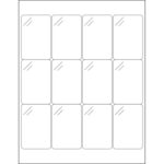 2 x 3 Pure Clear Rectangle Laser Labels