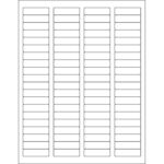 1 3/4 x 1/2" Weather-Resistant Laser Labels