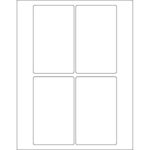 3 x 5" Weather-Resistant Laser Labels