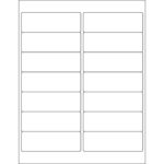 4 x 1 1/3" Weather-Resistant Laser Labels