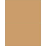 8 1/2 x 5 1/2" Kraft Blockout Laser Labels